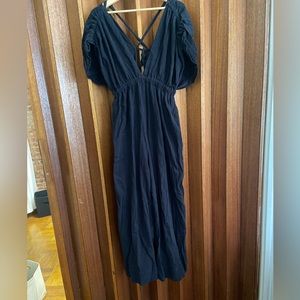 Free People Black Flowy Jumpsuit (WITH TAGS)
